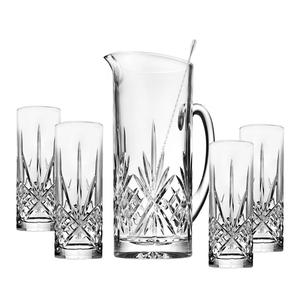 Godinger Dublin 6pc. Crystal Pitcher Set