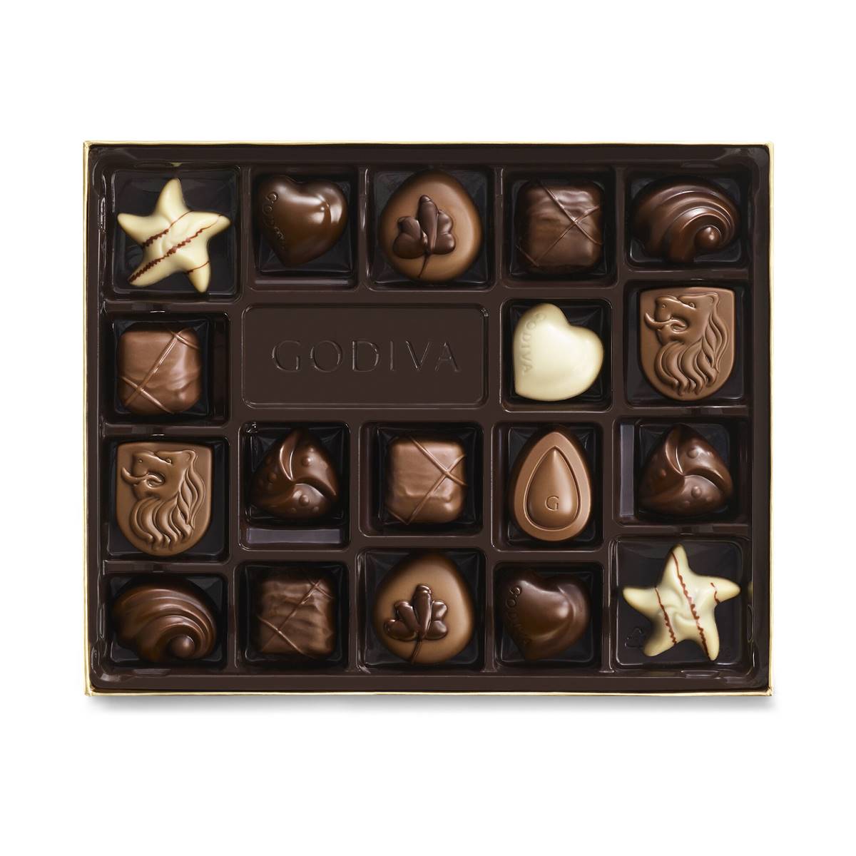 Godiva 9pc. Gold Ribbon Ballotin Assorted Chocolate Gift Box