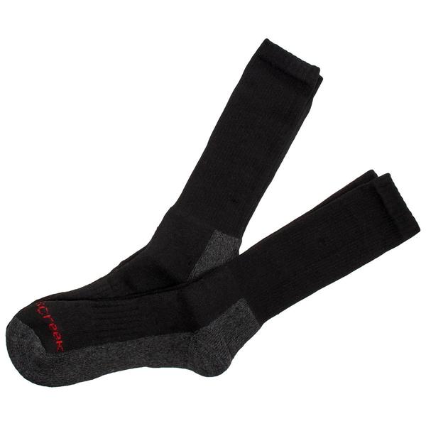 Mens Bass Creek Outfitters(R) Black Work Boot Socks