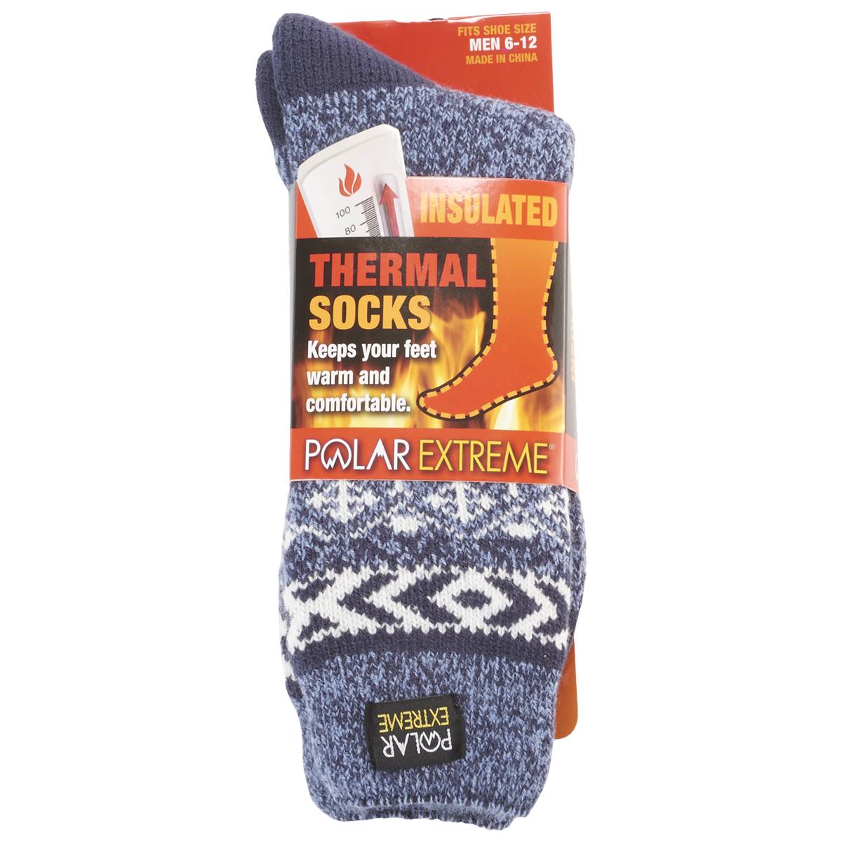 Mens Polar Extreme Snowflake Socks