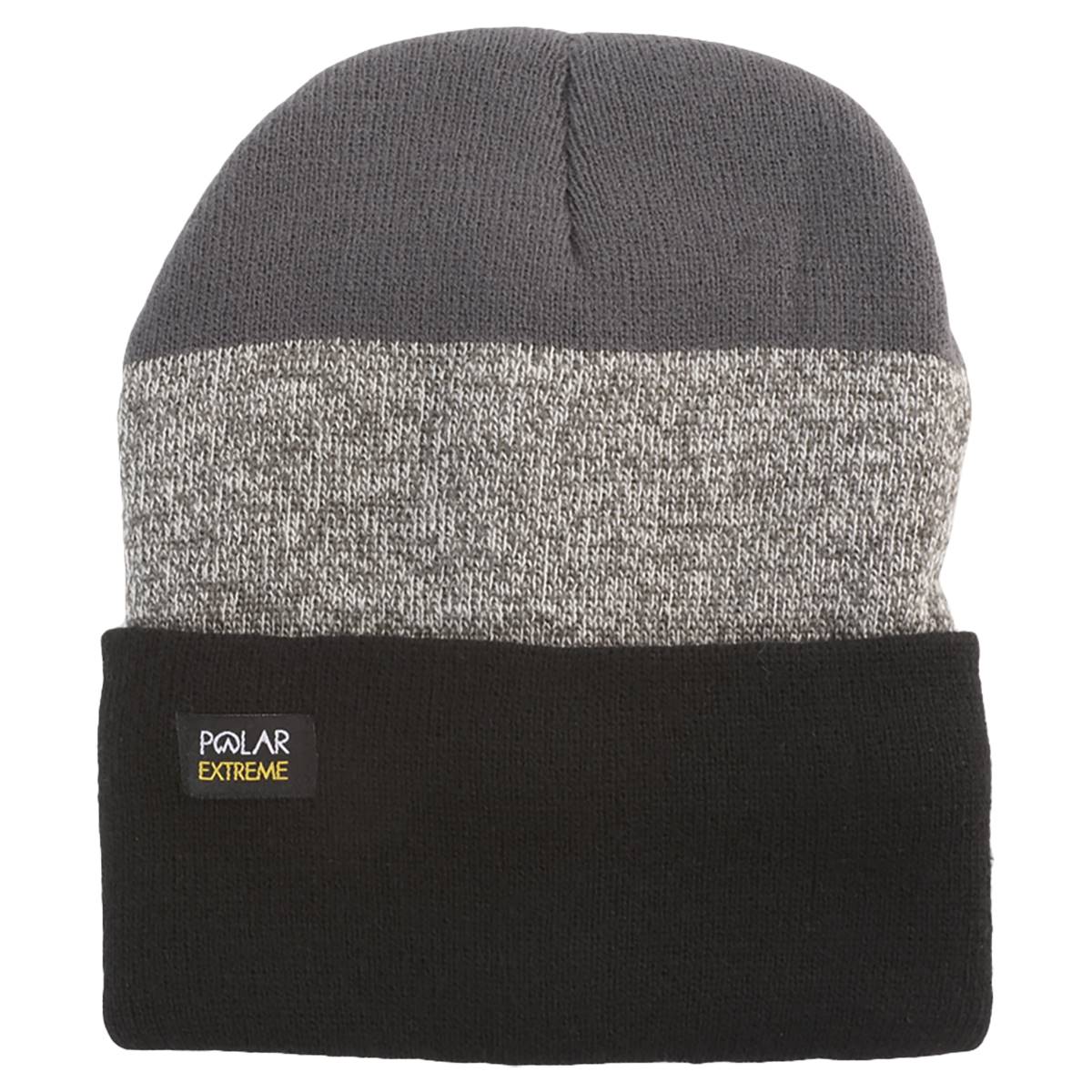 Mens Polar Extreme Cuffed Thermal Knit Hat
