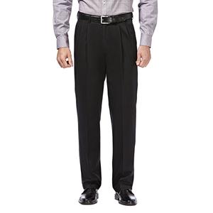 Mens Haggar(R) Premium No Iron Khaki Pleat Front Pants alternate view