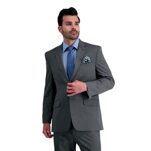 Mens J.M. Haggar(R) Basketweave Jacket - Dark Grey alternate view