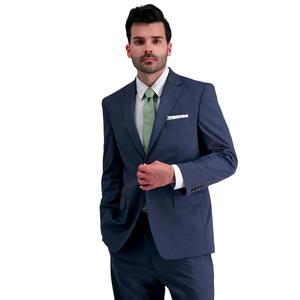 Mens Haggar(R) Blue Heather Shark Suit Jacket alternate view