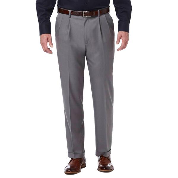 Mens Haggar(R) Premium Comfort Classic Fit Pleat Front Dress Pants