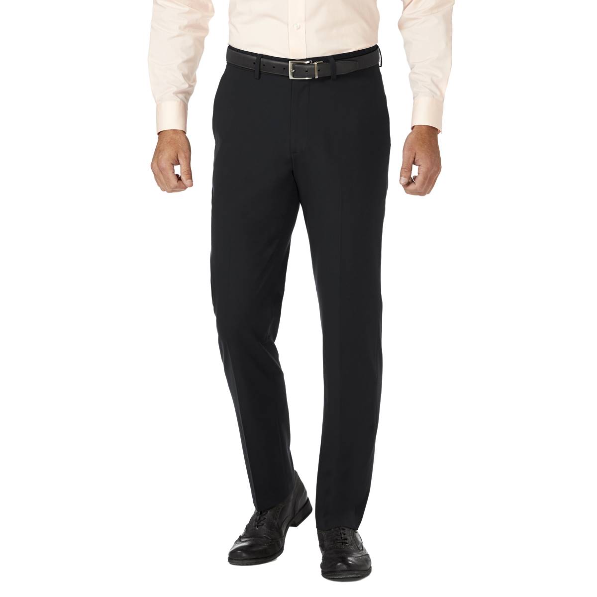 Mens J.M. Haggar(tm) 4-Way Stretch Dress Pants - Slim Fit Flat Front