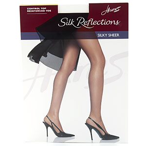 Womens Hanes(R) Silk Reflections Sheer Control Top Pantyhose