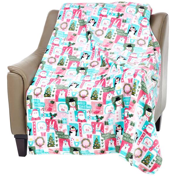 Ashley Cooper(tm) Patchwork Winter Mix Throw alternate view