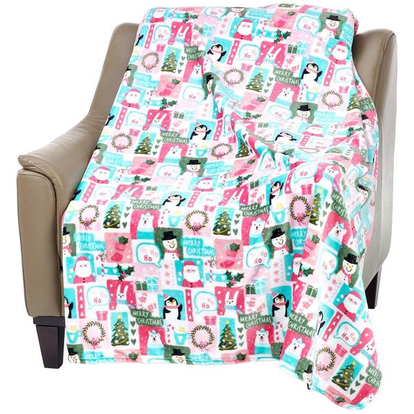 Ashley Cooper(tm) Patchwork Winter Mix Throw