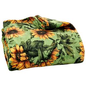 Ashley Cooper(tm) Sunflowers Reversible Plush Throw