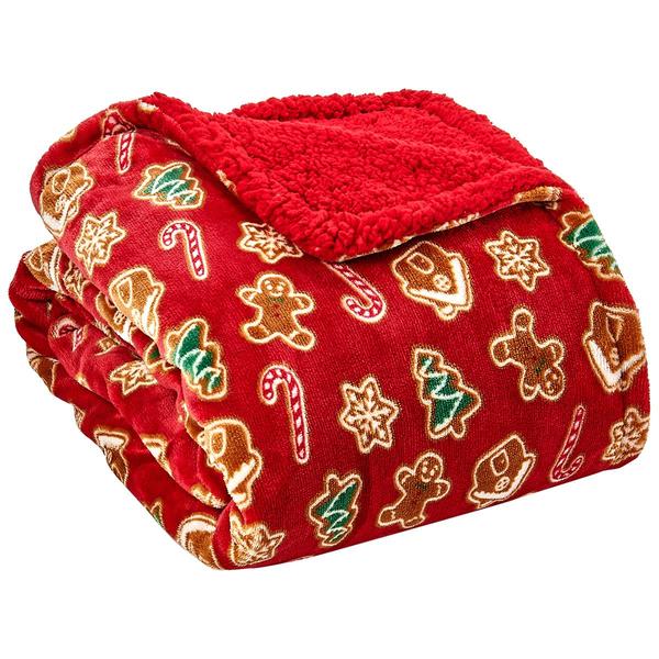 Mountain Ridge(R) Cookie Delight Reversible Sherpa Throw