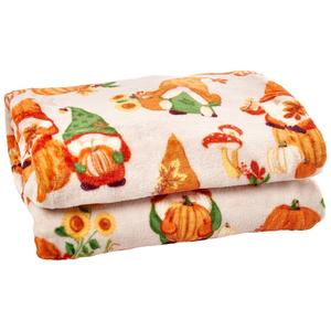 Ashley Cooper(tm) Gnome Harvest Plush Throw