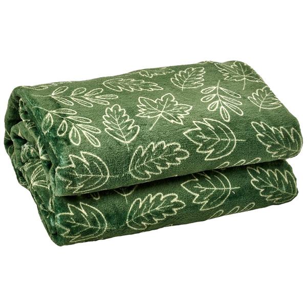 Ashley Cooper(tm) Stamped Leaf Plush Throw