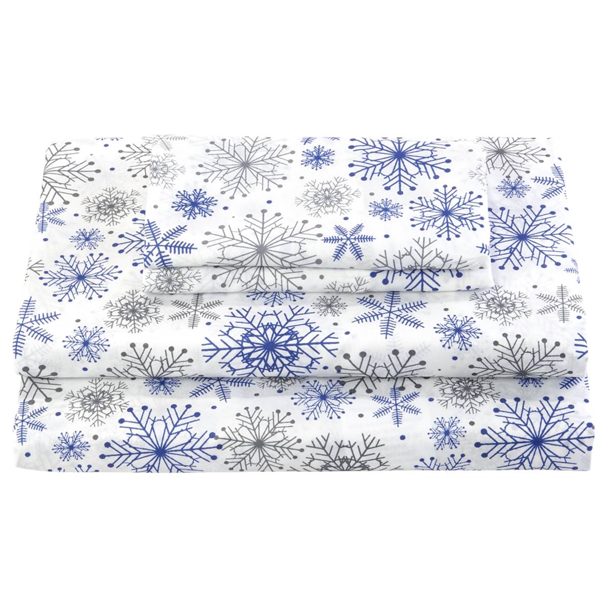 Ashley Cooper(tm) Bedding Essentials Snowflake Microfiber Sheet Set