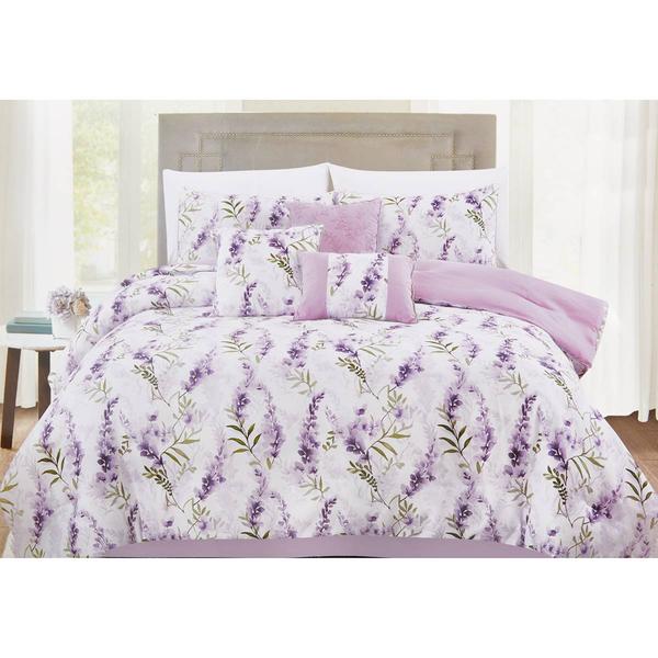 Ashley Cooper(tm) Spring Audrina 7pc. Reversible Comforter Set
