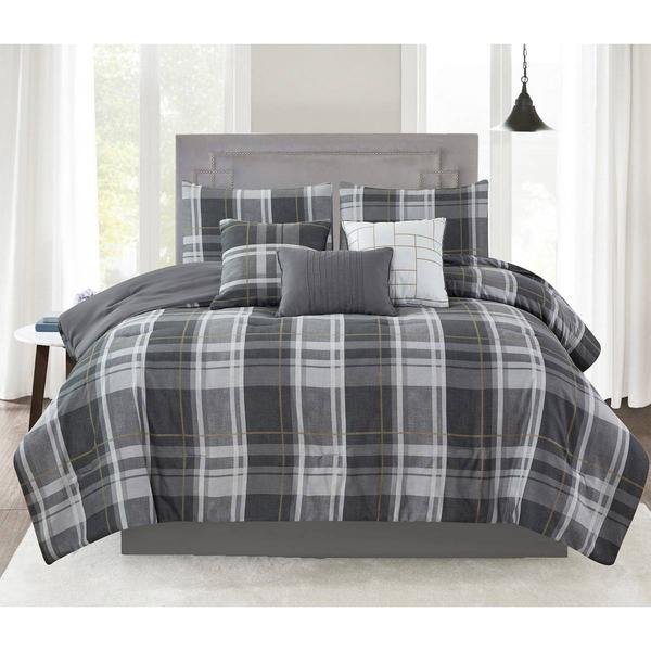 Alex Plaid 7pc. Comforter Set