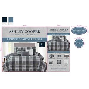 Alex Plaid 7pc. Comforter Set alternate view