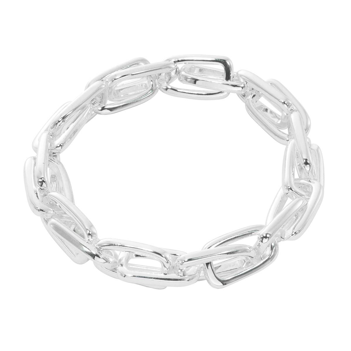 Design Collection Polished & Interlocked Links Bracelet