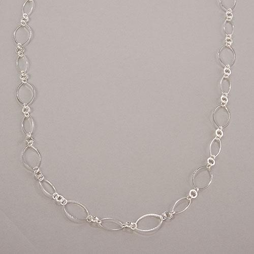 Design Collection 36in. Oval Accent Link Necklace