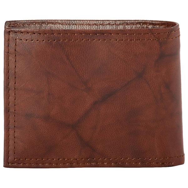 Mens Dockers(R) Extra Capacity Trifold Zipper Wallet - Brown alternate view