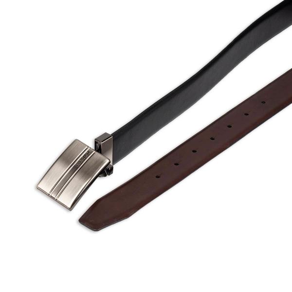 Mens Kenneth Cole(R) Reaction(tm) 35mm Reversible Plaque Belt alternate view