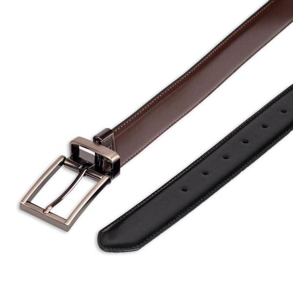 Mens Kenneth Cole(R) Reaction(tm) 35mm Calf Grain Reversible Belt alternate view