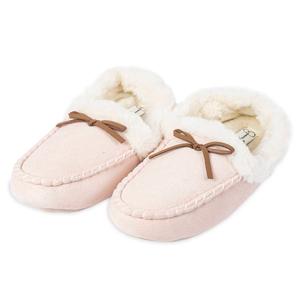 Womens Jessica Simpson Microsuede Moccasin Slippers