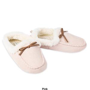 Womens Jessica Simpson Microsuede Moccasin Slippers alternate view