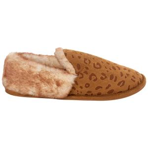 Womens Jessica Simpson Leopard Microsuede Slippers alternate view