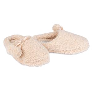 Womens Jessica Simpson Berber Pom Clog Slippers alternate view