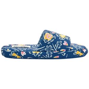 Womens Jessica Simpson Floral Platform Slide Slippers - Blue alternate view