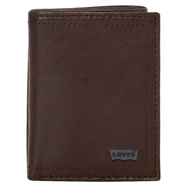 Mens Levi's(R) Crackle Z-Fold Wallet
