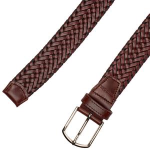 Mens Haggar(R) 35mm Lace Belt - Brown