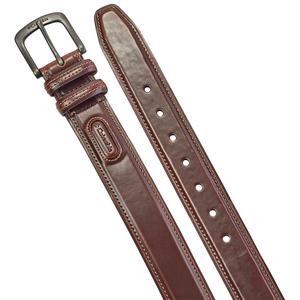 Mens Big & Tall Columbia 40mm Dropped Edge Belt - Brown