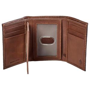 Mens Columbia RFID Extra Capacity Trifold Wallet - Brown alternate view