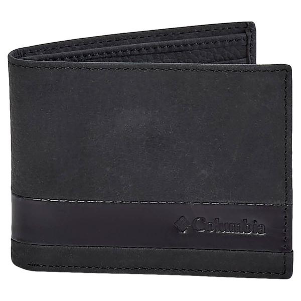 Mens Columbia RFID Extra Capacity Traveler Wallet - Black