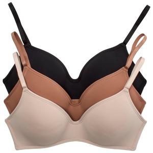 Womens Rene Rofe(R) 3pk. Breathable Wire free Bra - B29161H3 alternate view