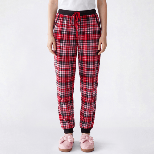 Juniors Pillow Talk Holiday Plaid Pajama Bottoms