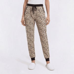 Juniors Pillow Talk Leopard Jogger Pajama Bottoms