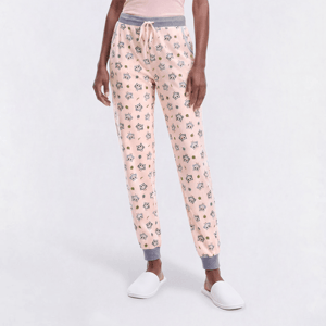 Juniors Pillow Talk Owl Jogger Pajama Bottoms