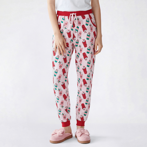 Juniors Pillow Talk Holiday Coffee Pajama Bottoms
