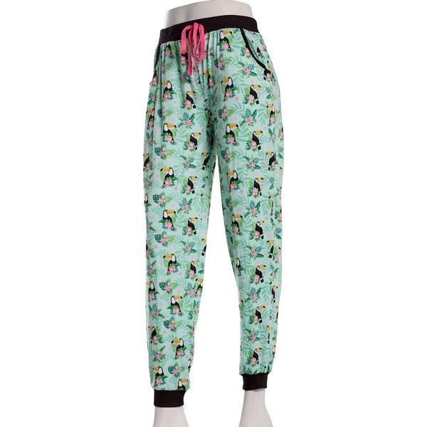 Juniors Pillow Talk Toucan Pajama Joggers alternate view