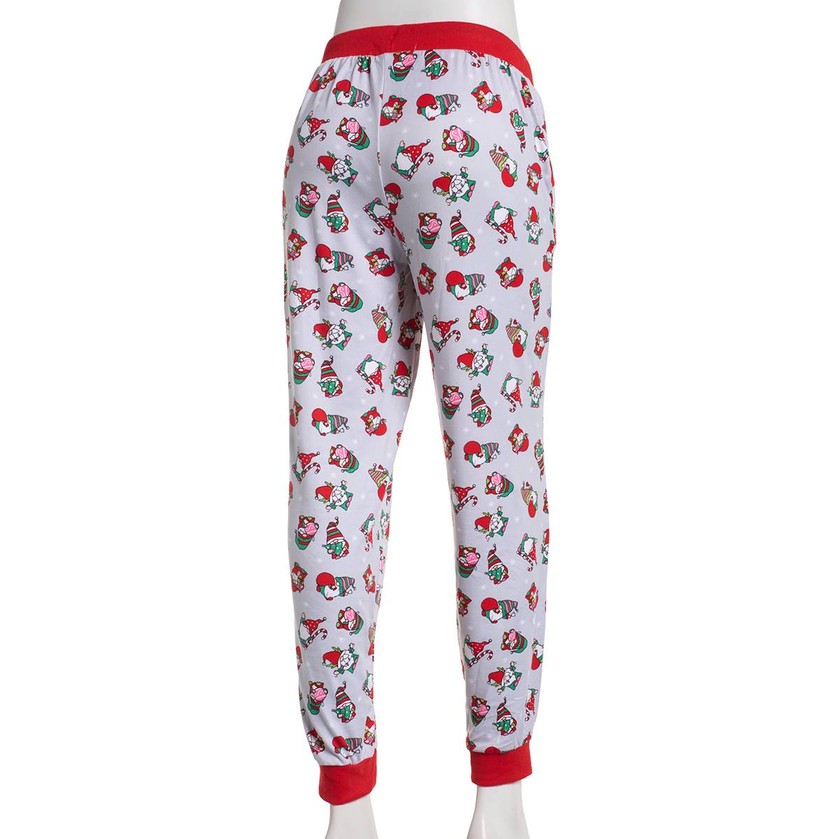 Juniors Pillow Talk Holiday Gnome Jogger Pajama Pants