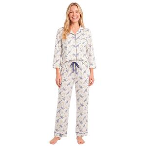 Womens Poppy & Clay Long Sleeve Celestial Butterfly Pajama Set