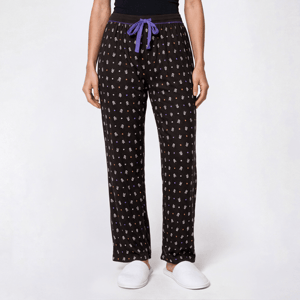 Womens Rene Rofe(R)  Mini Skulls & Hearts Pajama Bottoms