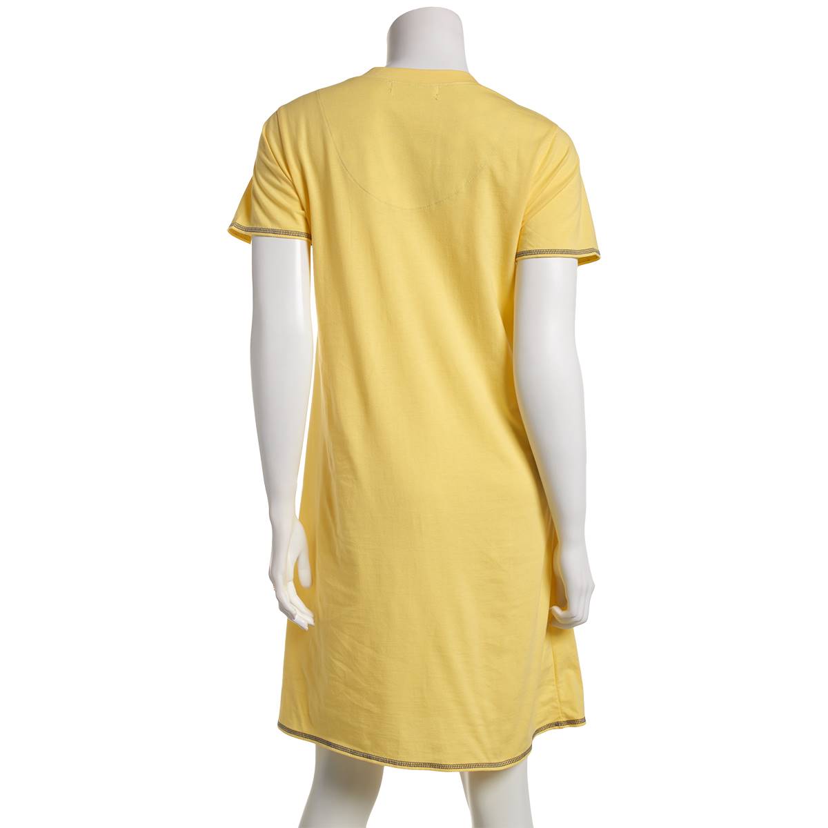 Womens Rene Rofe Short Sleeve Sunshine Embroidered Nightshirt