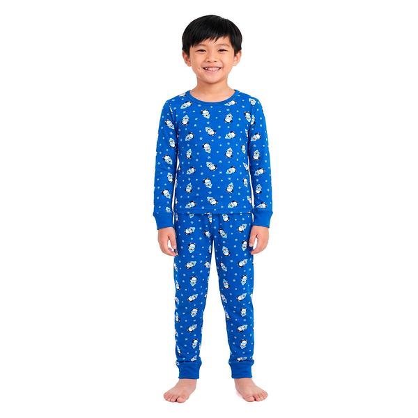 Kids Pillow Talk Long Sleeve Winter Penguin Pajama Set