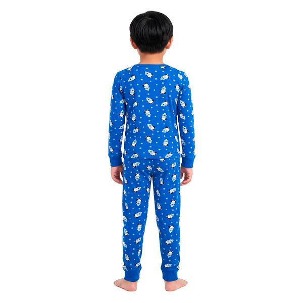 Kids Pillow Talk Long Sleeve Winter Penguin Pajama Set alternate view