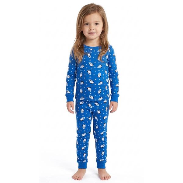 Toddlers Pillow Talk Long Sleeve Winter Penguin Pajama Set