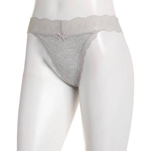 Womens Rene Rofe(R) Waist No Time Thong Panties 126658-HGRY alternate view